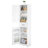 Tall Bathroom Storage Cabinet, Freestanding Storage Cabinet with Two Doors and Adjustable Shelves, Door Shelve Design, MDF Board with Painted Finish, White
