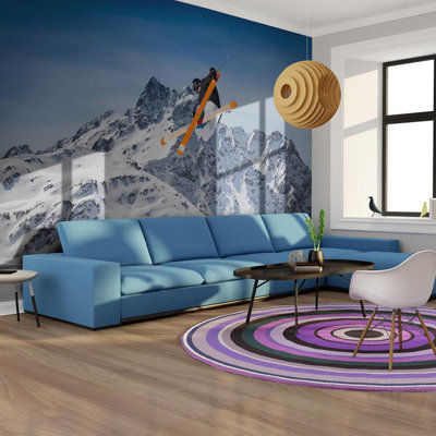 Mountain Ski Wall Mural