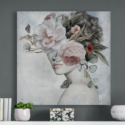 Marmont Hill Dreamy Flower Crown On Canvas Print & Reviews | Wayfair