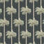 Retro Tiki Palm Trees - Black Wallpaper