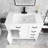 36” Freestanding Single Bathroom Vanity with Top-390495455