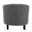 Fauteuil demi-tonneau large capitonné 28,3 po Francesca-221412342