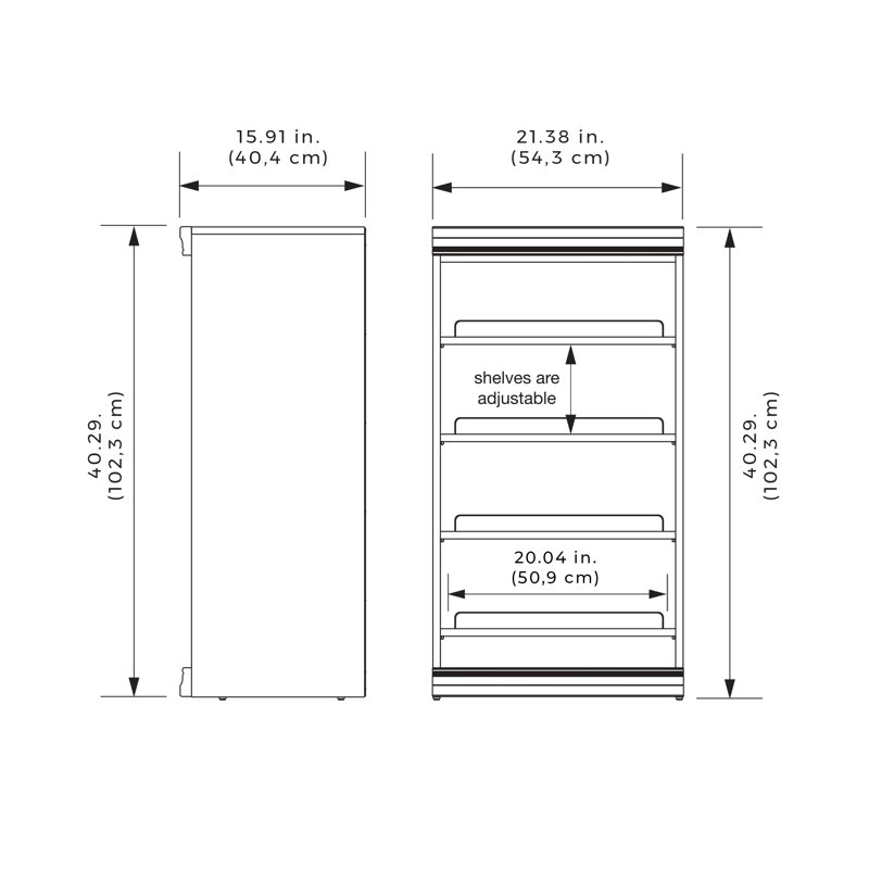 Système de rangement modulaire pour garde-robe de l 90,14 po à l 99 po, Blanc