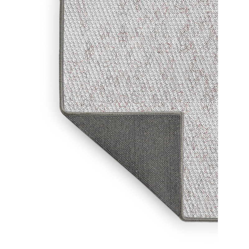 Laine tissée à la machine de couleur unie et Tapis décoratif gris polyester, Rectangle 7 pi x 10 pi
