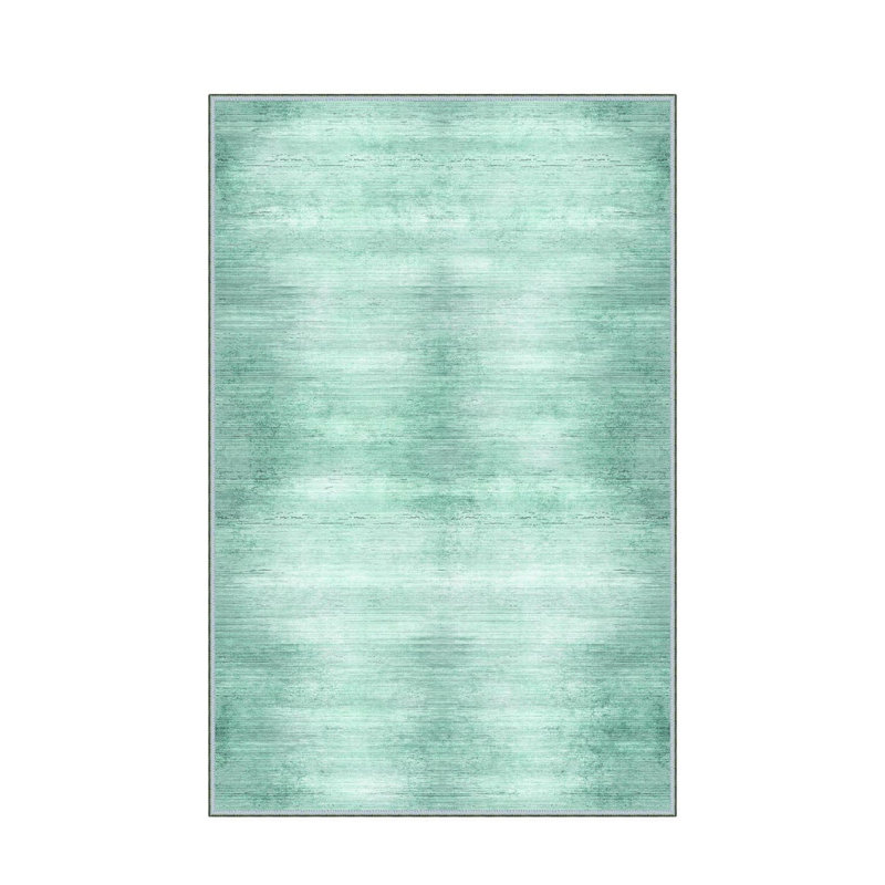 Luxurious Woven Area Rug, 5.9 x 9.2 ft, 100% Polyester, Antibacterial | Non-Slip PVC Felt Dot Underside, 0.3 in Pile Height | Machine Washable, 3D Digital Print, Perfect for Living Room & Bedroom Décor