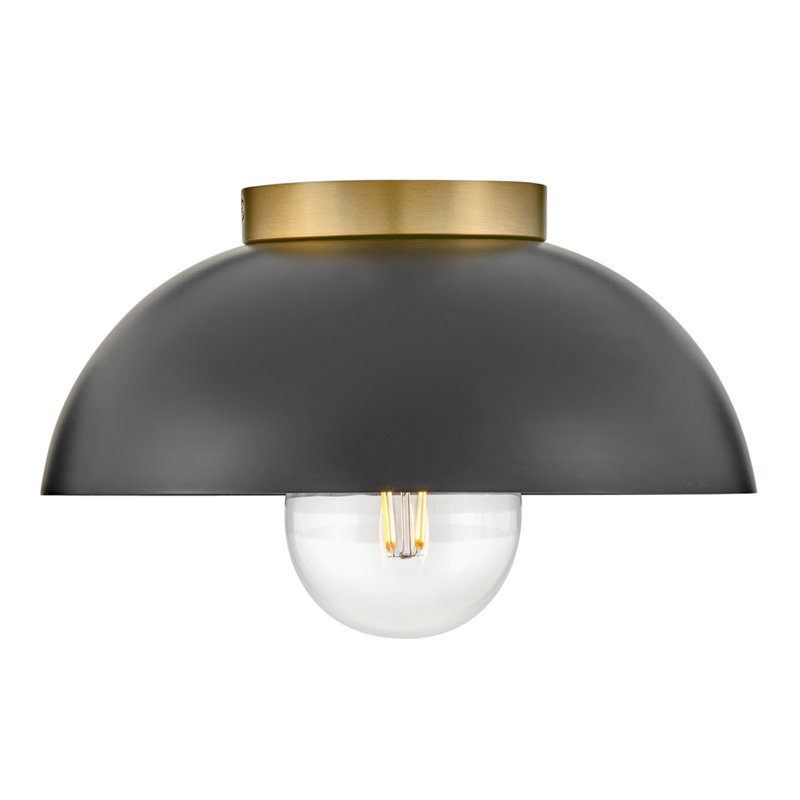 Plafonnier encastré 1 lumière Kebo, Noir