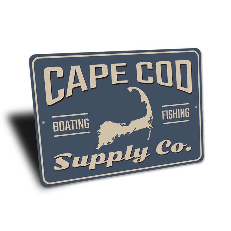 Plaque en aluminium Cape Cod, H 12 po x l 18 po x P 0,06 po