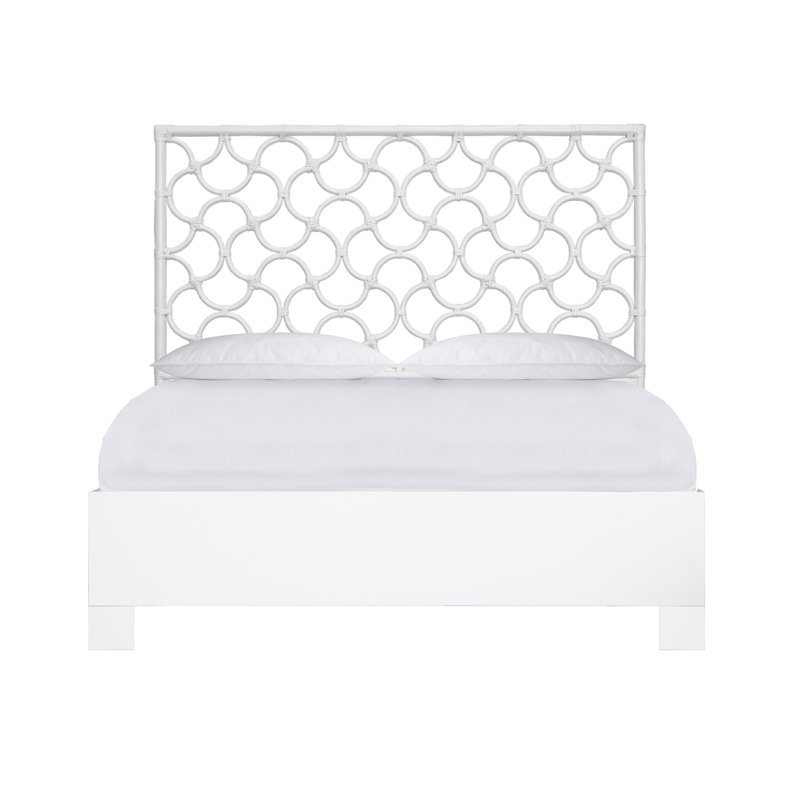 Mar Collection Bed, White, Full / Double