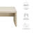 Mirella 53.5” Faux Travertine Bench In Travertine-101181391