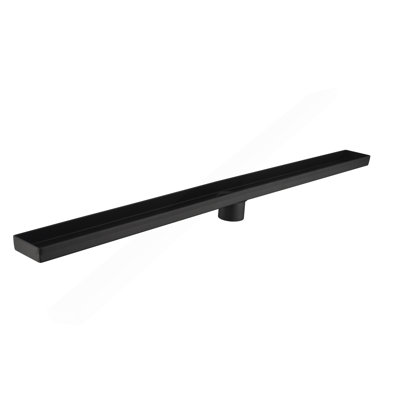 36 Inches Linear Shower Drain With Removable Cover, 304 Stainless Shower Drain  Included Hair Strainer And Leveling Feet