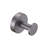 Round Base Wall Hanging Coat Hook with Screws- Gun Grey Towel Hook(2 Pack)