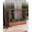 Wooden Elevated Garden Planter With Trellis-1135471759