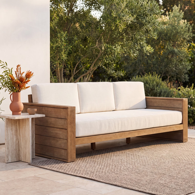 Westport Eucalyptus Patio Sofa