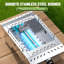Plaque chauffante portative au propane en acier inoxydable R.W.FLAME 304 - 8 000 Btu, parfaite pour les barbecues, le camping et les véhicules récréatifs extérieurs