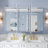 56''W X 36''H Recessed Or Surface-Mount Bathroom Medicine Cabinet With Mirror And Adjustable Glass Shelves-1058105527