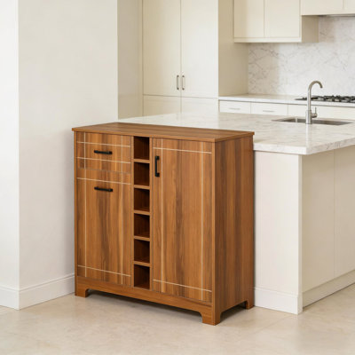 Armoire de rangement avec rangement, armoire à vin, armoire rétro