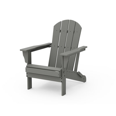 Chaise Adirondack pliante RONDED en gris