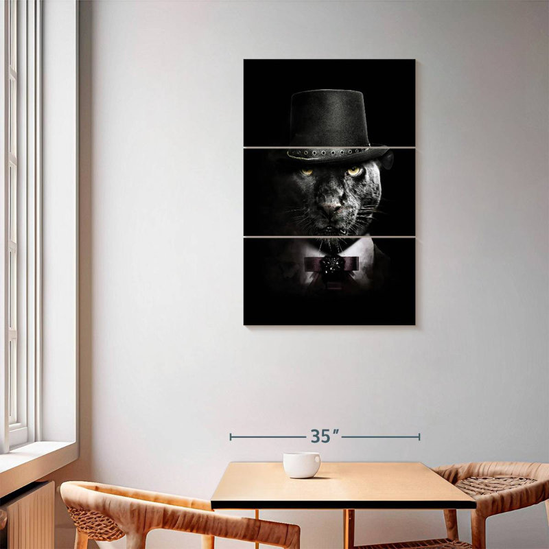 Brampt Classy Panther, 57" H x 36" W