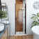 25" - 24" W x 72.62" H Pivot Semi-Frameless Shower Door
