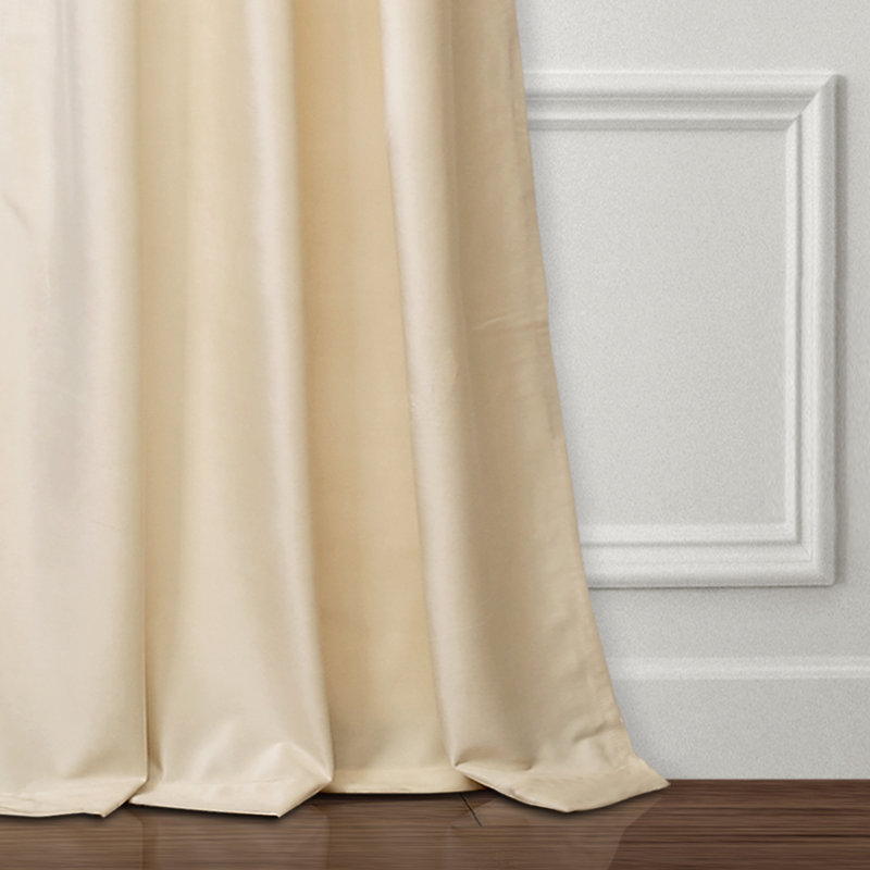 Paire de rideaux isolants Prima Velvet, l 38 po x L 84 po, Ivoire