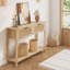 Console Farmhouse, 43 pouces avec 2 tiroirs-128615894