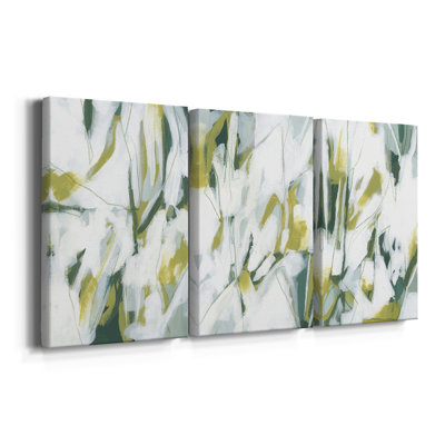 Emerald Ice I - Toile tendue avec châssis sur mesure - 3 pièces