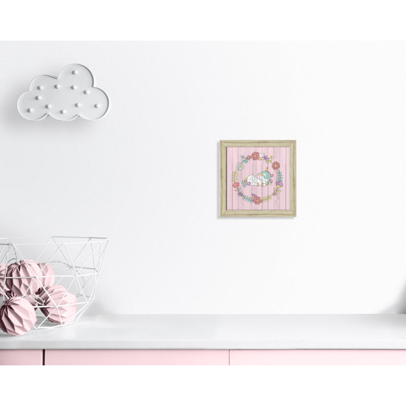 Décoration murale pour enfants, H 14 po x l 14 po x P 0,63 po, Encadré de boîte blanc