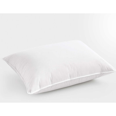 90% White Duck Down Bed Pillow with 100% Cotton Cover, Made in Germany