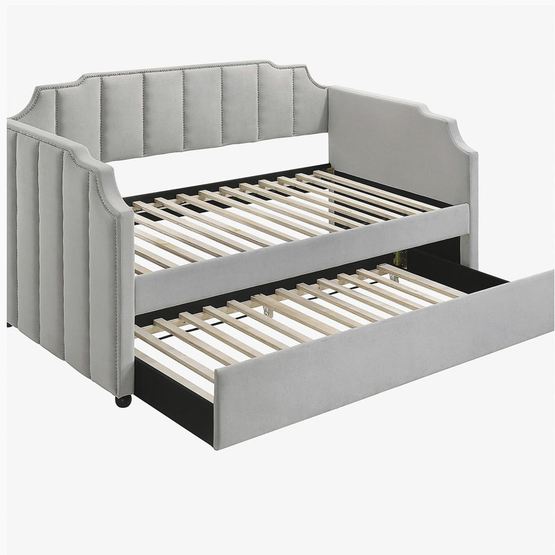 Lit de jour simple avec couchette Dove Grey