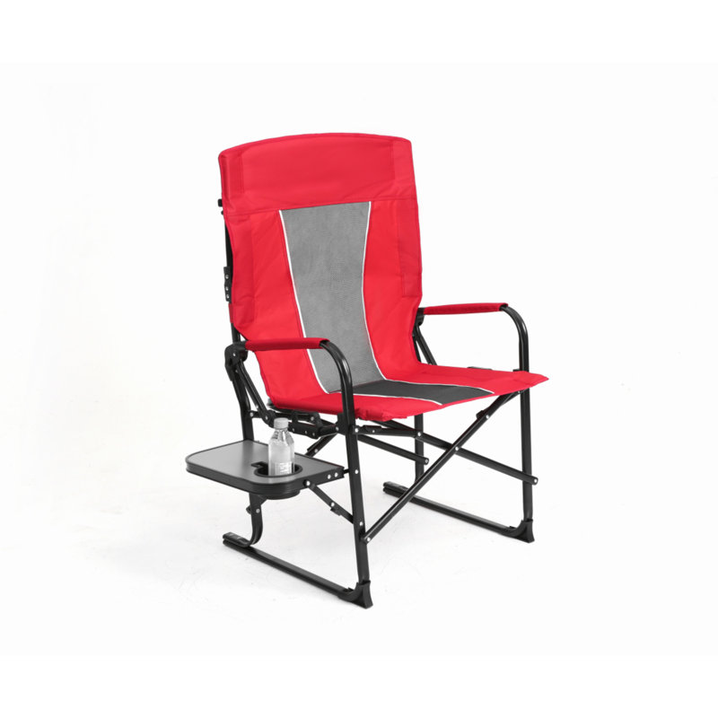 Chaise pliante portative de camping, Rouge