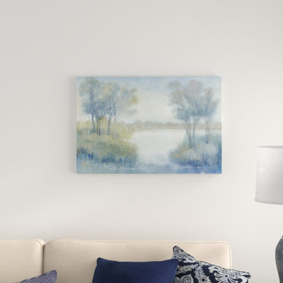 «Morning at the Pond I», peinture sur toile