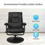 Fauteuil inclinable manuel ergonomique pivotant en similicuir de 32 po Hetherington-1215627939