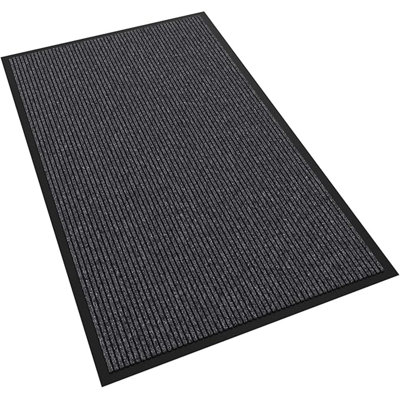 Heavy Duty Indoor/Outdoor Doormat - Non-Slip Rubber Backing, Low Profile Mat for High Traffic Entryways & Commercial Use