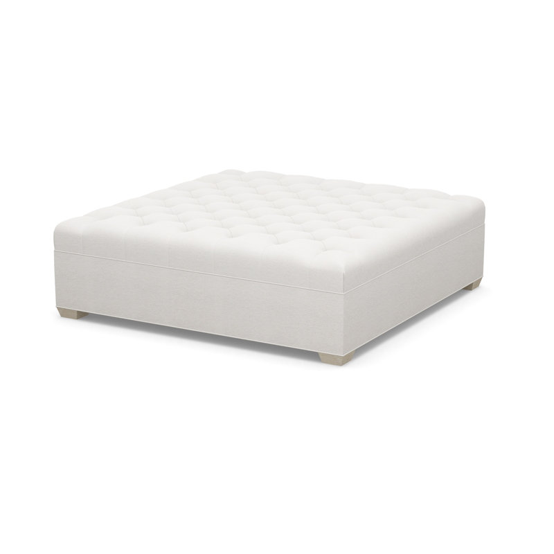 Square Ottoman, 9637-80, Sandstone