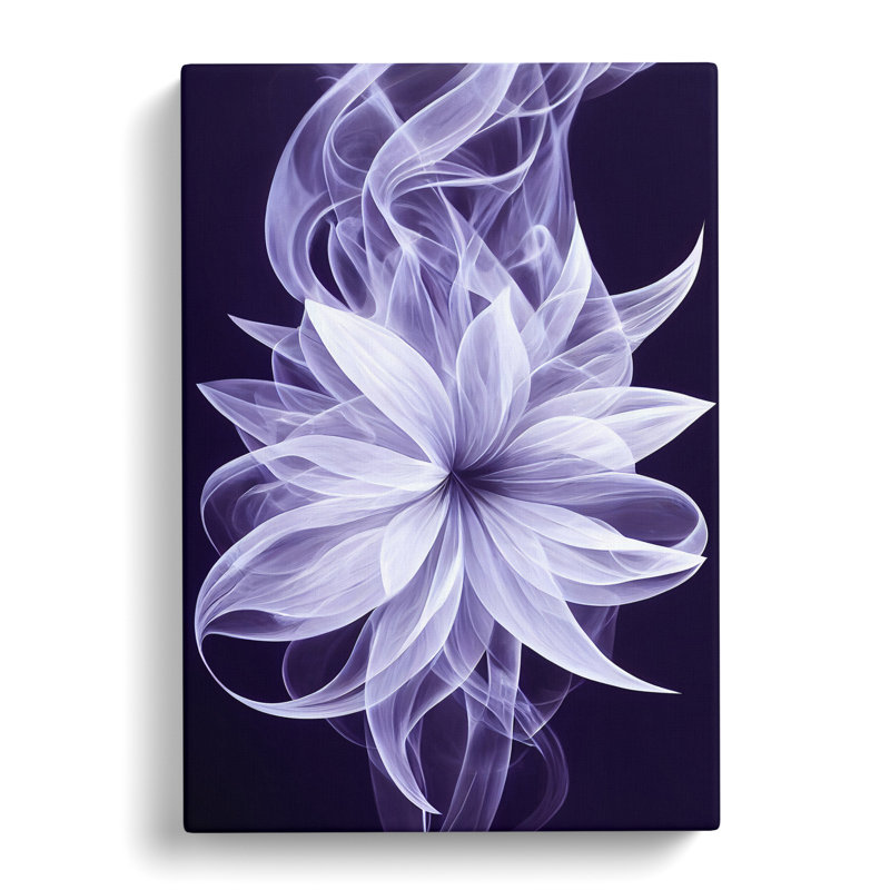 Striking Flower - Wall Art, 60cm H x 40cm W x 3cm D, Wrapped Canvas