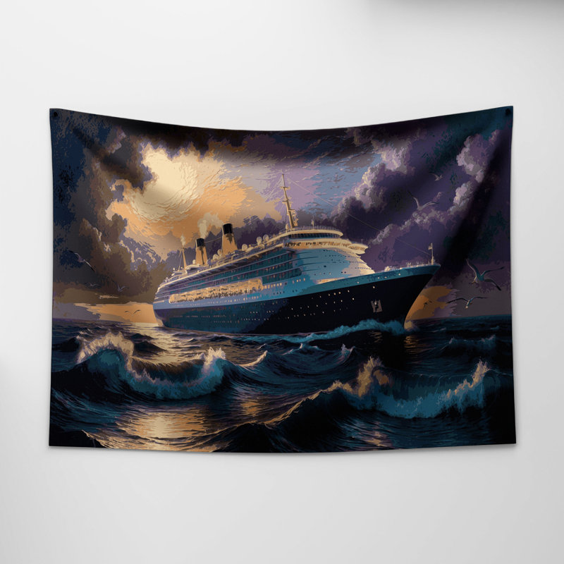Tapisserie murale Nautical, 26 po x 36 po