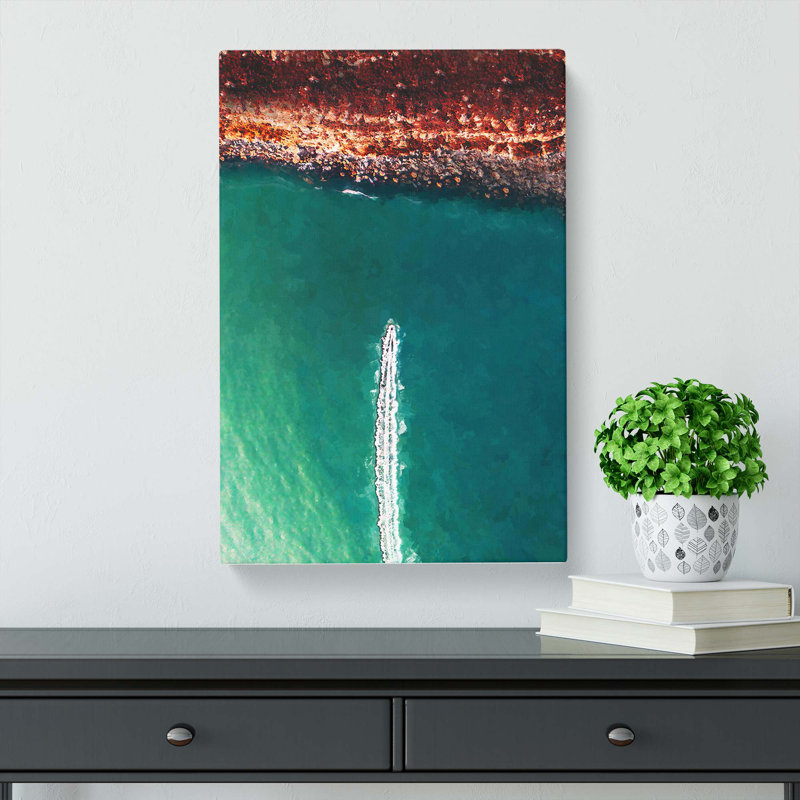 Boat in Abstract - Wrapped Canvas, 76cm H x 50cm W x 3cm D