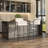 Wainaku Upholstered Bar Stool – Pub Chair with Powder-Coated Black Stainless Steel Base – Low-Back, Padded Faux-Leather Seat, Contemporary Accent Seating-1551404089