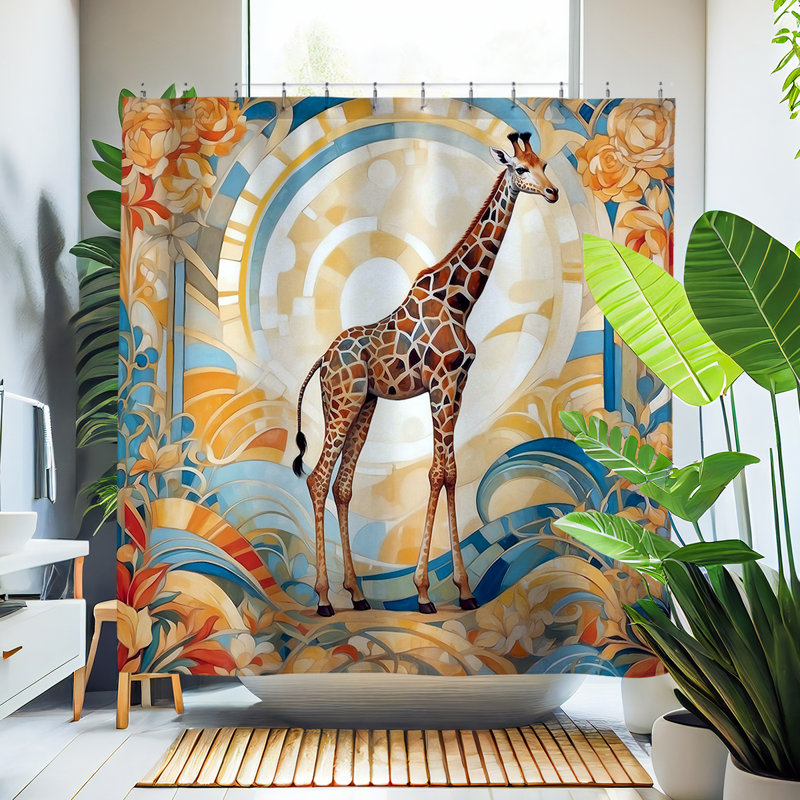 Hart Giraffe Shower Curtain