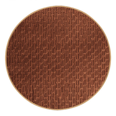 Machine Washable Trellis Brown Area Rug