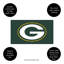 Tapis en PVC pleine couleur, 16 po x 28 po, Green Bay Packers
