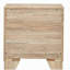 Table de chevet 2 tiroirs Natural