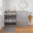 12 Pair Stackable Shoe Storage Cabinet