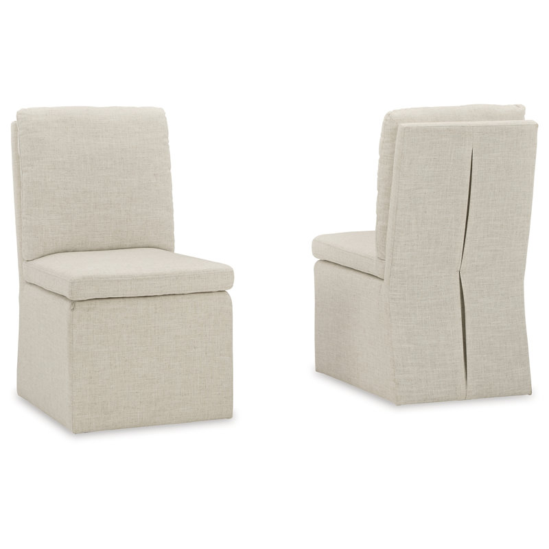 Darrious 20.5'' H Upholstered Side Chair, Beige