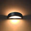 Atena Plastic Flush Mounted Sconce-62601954