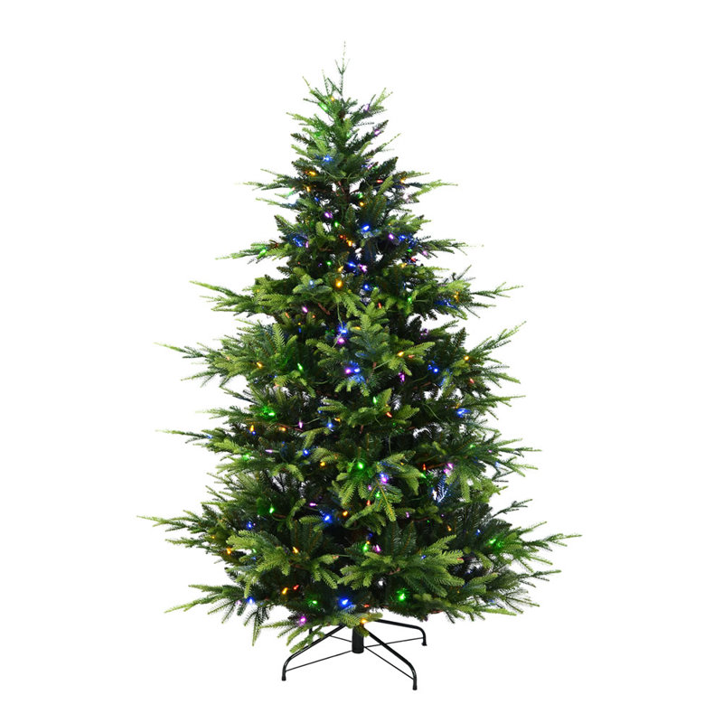 Brecon 6' H Lighted Artificial Pine Christmas Tree