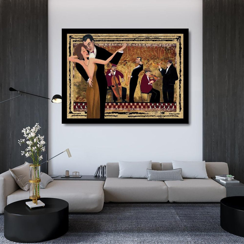  Art sur toile tendue par CW Designs Inc., titré Jam, 36" H x 48" W