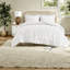 Elegant King/cal King Bedding Sets, Polyester Comforter With Clip Jacquard Design For Home Use
