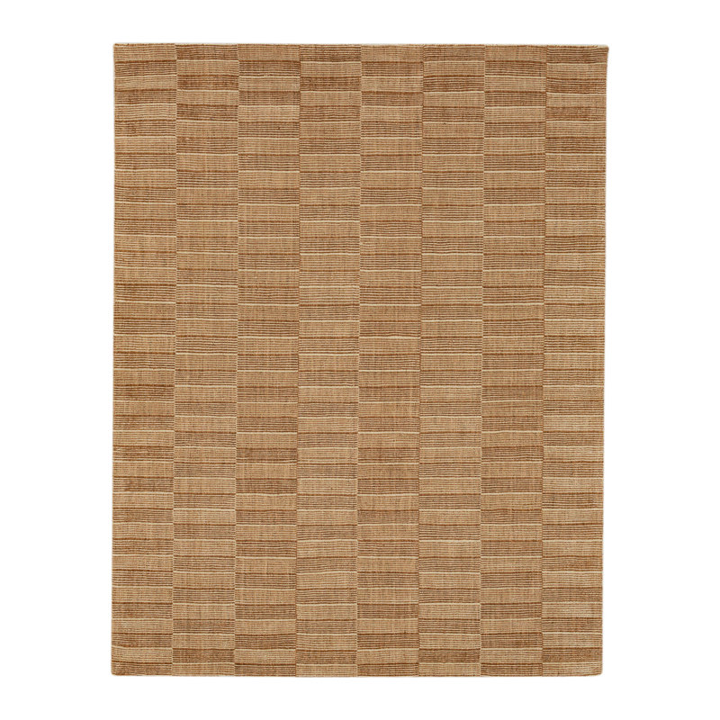 Tapis à rayures cassées Karastan Rugs, Rectangle 8 pi x 10 pi, Tan