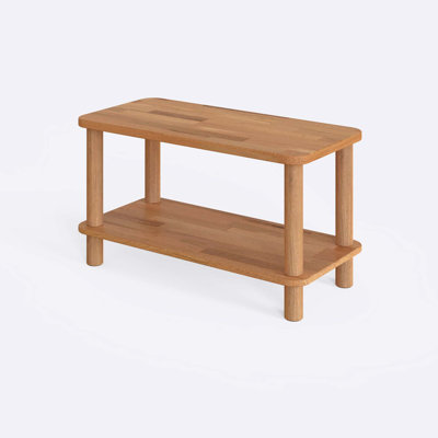 Solid Wood Solid Coffee Table with Storage